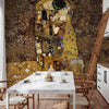 Fotomurale Klimt inspiration Golden Kiss