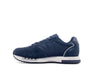BLAUER Sneakers uomo Queens05 in camoscio e tessuto Navy