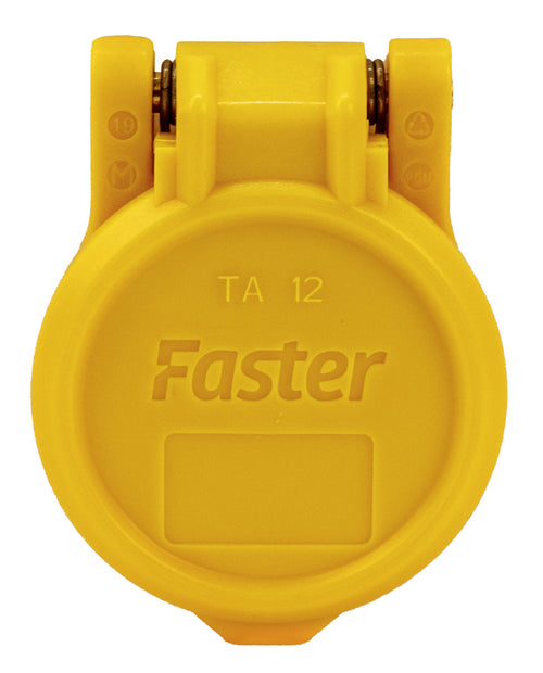 Tappo Protezione Automatico Giallo Femmina M1/2 confezione da 5 pezzi
