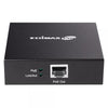 Edimax GP-101ET moltiplicatore di rete Trasmettitore di rete Nero 10, 100, 1000 Mbit/s (Edimax Pro IEEE 802.3at Gigabit PoE+ E)