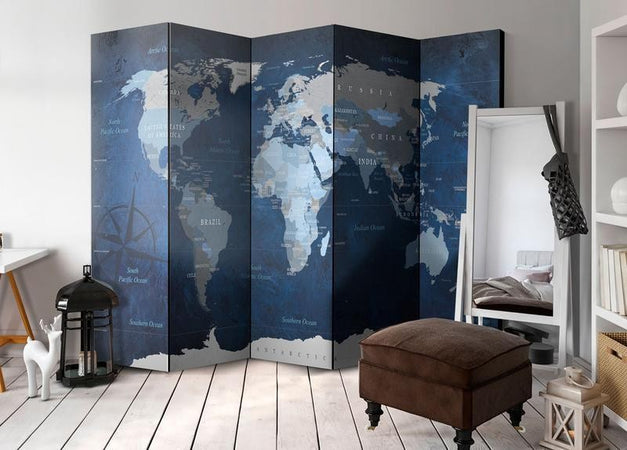 Paravento Dark Blue World [divisori da interno]