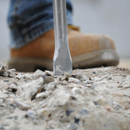 DeWalt scalpello punta piatta da 25mm per tassellatore sds-max - lunghezza 400mm