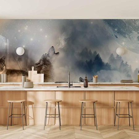 Carta da Parati Lupi Solitari