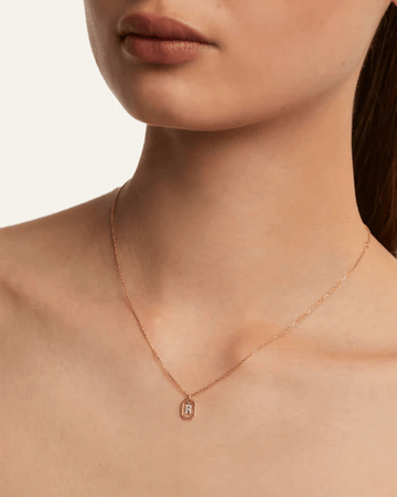 PDPAOLA  - COLLANA CON LETTERA R MINI