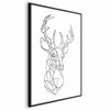 Poster - Geometric Deer