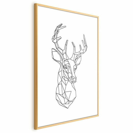Poster - Geometric Deer