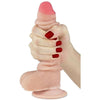 Dildo Realistico Scorrevole Doppio Strato 17,5 cm
