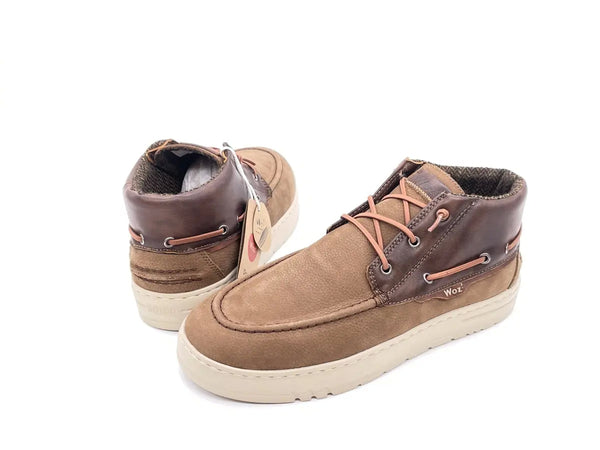 WOZ Scarponcino Uomo Nabuk Brown