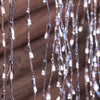 Ramo cadente luminoso cascata di luci a LED bianco freddo effetto flash decorazione natalizia per esterno interno