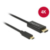 DeLOCK 85258 cavo e adattatore video 1 m USB tipo-C HDMI Nero