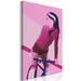 Quadro Woman on Bicycle (1 Part) Vertical