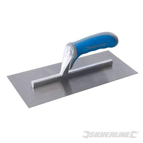 Cazzuola frattazzo per intonacatura lama in acciaio Silverline 280 mm - Eternal Brico