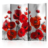 Paravento Poppies in the Moonlight II [divisori da interno]