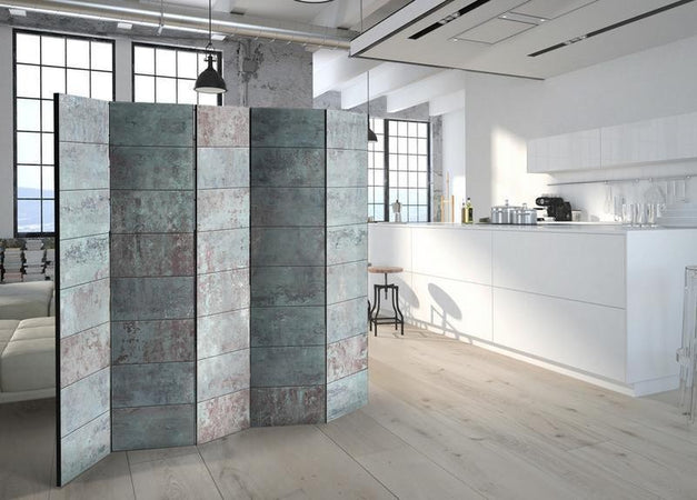 Paravento Turquoise Concrete II [divisori da interno]