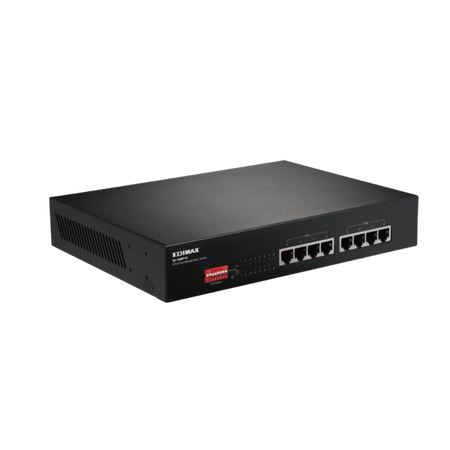 Switch Fast Ethernet 8 Porte a Lungo Raggio con 8 porte PoE+ e DIP Switch, ES-1008P V2