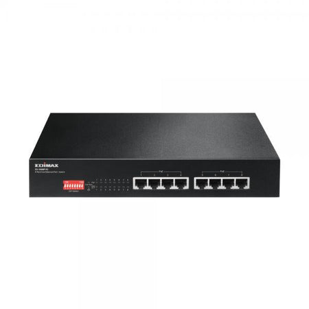 Switch Fast Ethernet 8 Porte a Lungo Raggio con 8 porte PoE+ e DIP Switch, ES-1008P V2