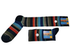 Calze lunghe uomo Gallo - Cotone superleggero - oltremare strisce multicolor