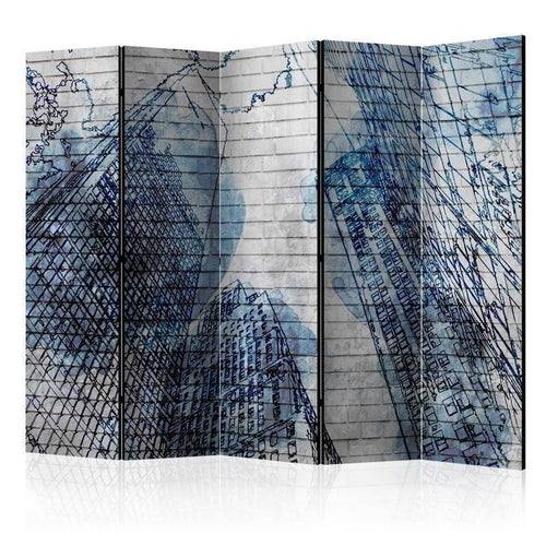 Paravento Inky New York II [Room Dividers]