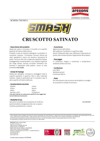 Smash 600ml pulisci cruscotto spray satinato