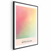 Poster - Cherry Breeze - Pastel Gradient in Soft, Retro Colors