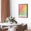 Poster - Cherry Breeze - Pastel Gradient in Soft, Retro Colors