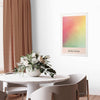 Poster - Cherry Breeze - Pastel Gradient in Soft, Retro Colors
