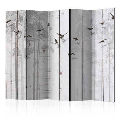 Paravento Birds on Boards II [Room Dividers]