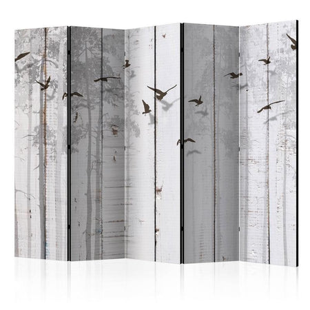 Paravento Birds on Boards II [Room Dividers]