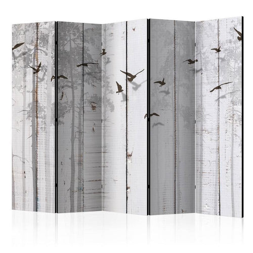 Paravento Birds on Boards II [Room Dividers]