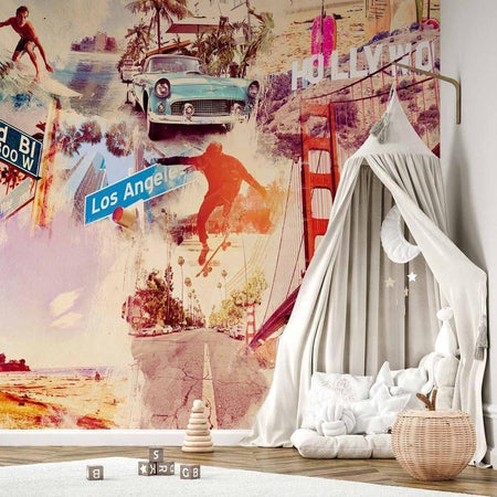 Fotomurale Hollywood, Miami, Los Angeles...