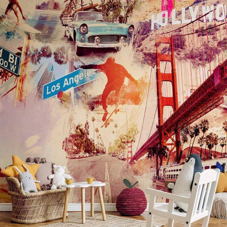 Fotomurale Hollywood, Miami, Los Angeles...