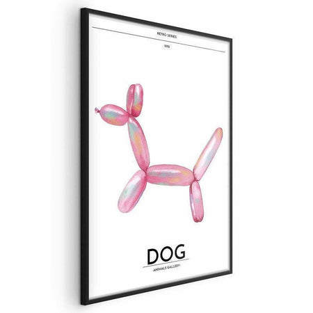 Poster - Holo-Dog - Colorful Retro Dog