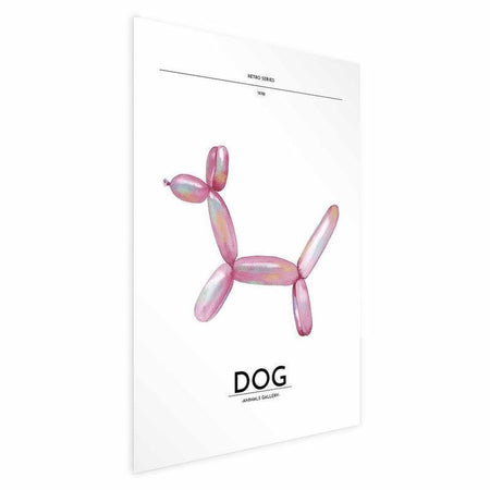 Poster - Holo-Dog - Colorful Retro Dog