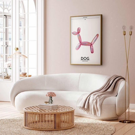 Poster - Holo-Dog - Colorful Retro Dog