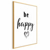 Poster - Be Happy