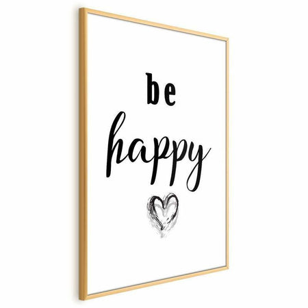 Poster - Be Happy