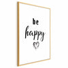 Poster - Be Happy