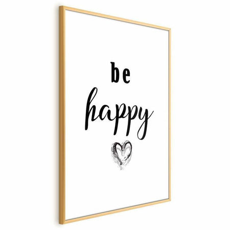 Poster - Be Happy