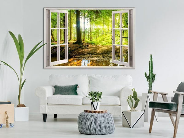 Quadro Window View on Forest
