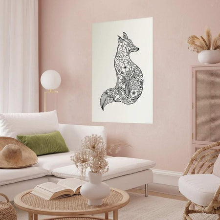 Poster - Fox in Flowers