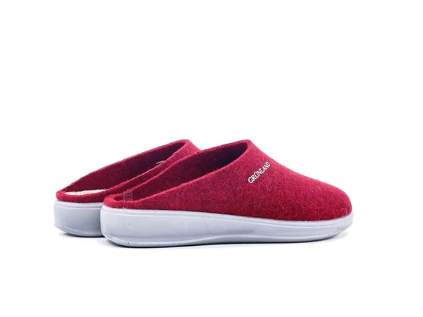 GRUNLAND Ciabatte Chiuse Donna Rama Bordeaux Cenere