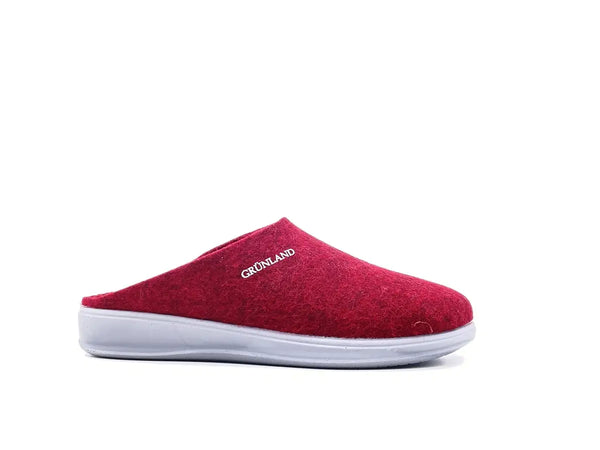 GRUNLAND Ciabatte Chiuse Donna Rama Bordeaux Cenere