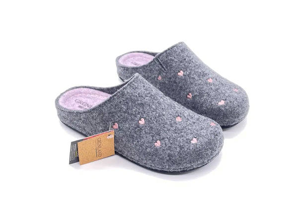 GRUNLAND Ciabatte Chiuse Donna PILA Grigio Confetto