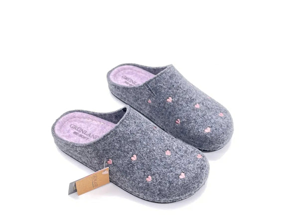 GRUNLAND Ciabatte Chiuse Donna PILA Grigio Confetto