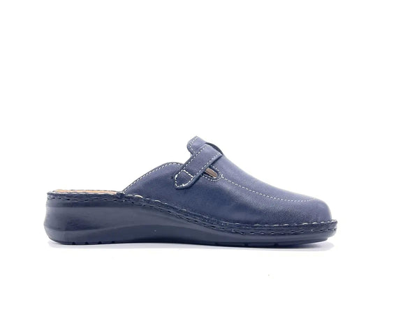 GRUNLAND Ciabatte Estraibili Chiuse Donna Dami Blu