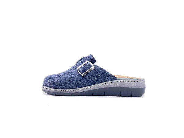 GRUNLAND Ciabatte Estraibili Chiuse Donna Dasa Blu