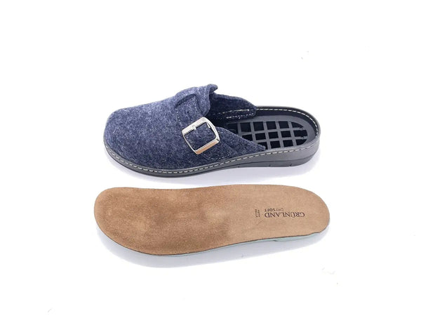 GRUNLAND Ciabatte Estraibili Chiuse Donna Dasa Blu