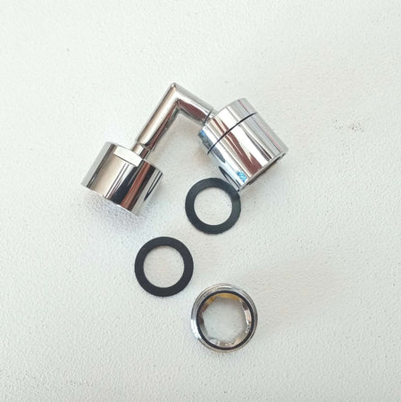 Rompigetto aeratore con doppio snodo per lavandino cucina lavabo bidet