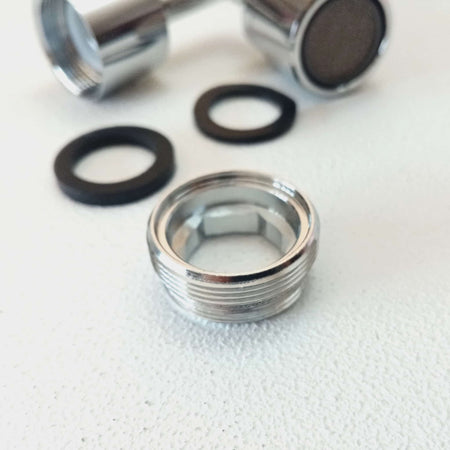 Rompigetto aeratore con doppio snodo per lavandino cucina lavabo bidet