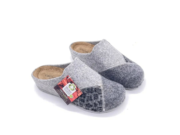 GRUNLAND Ciabatte Chiuse Donna Frau Grigio Multi